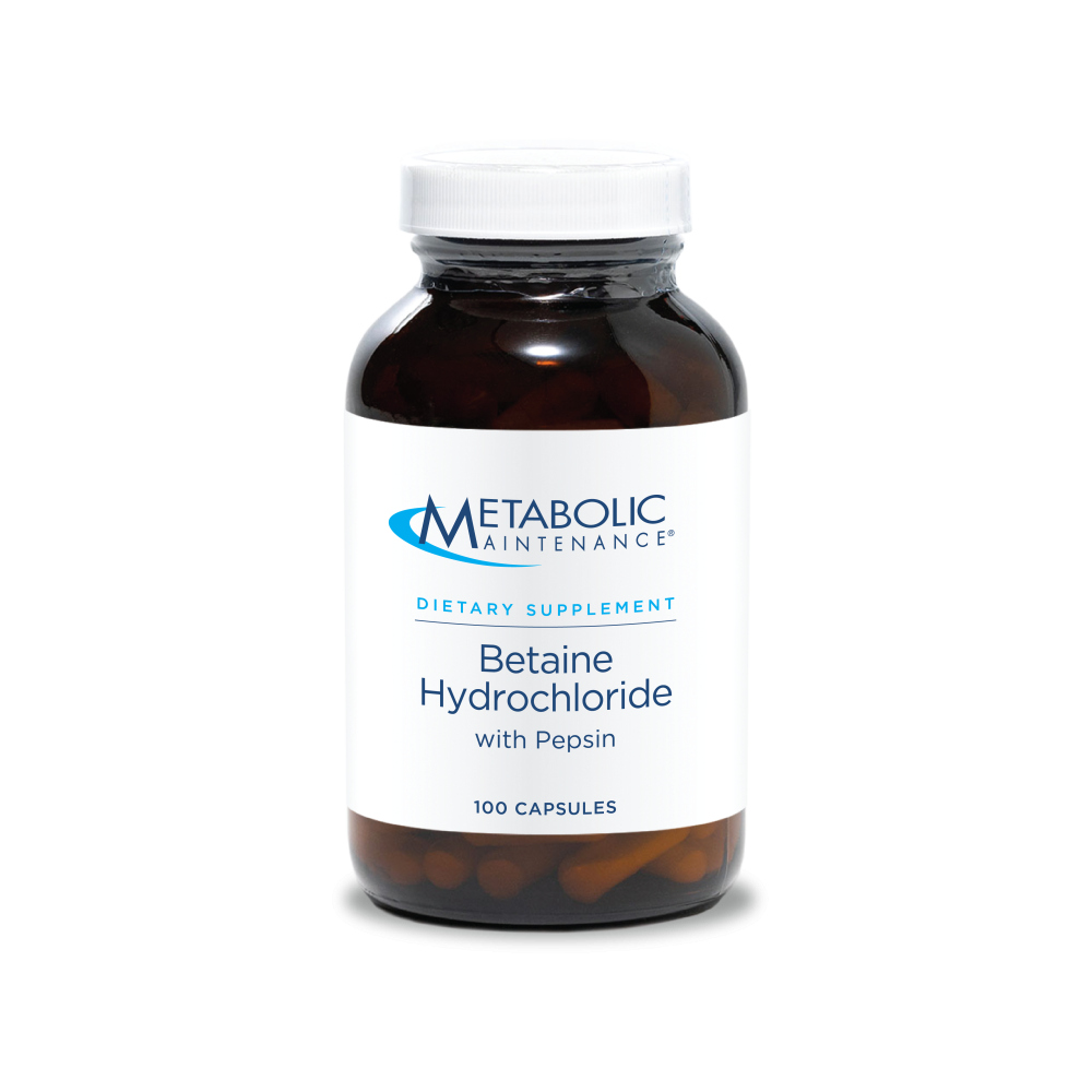 Betaine Hydrochloride with Pepsin