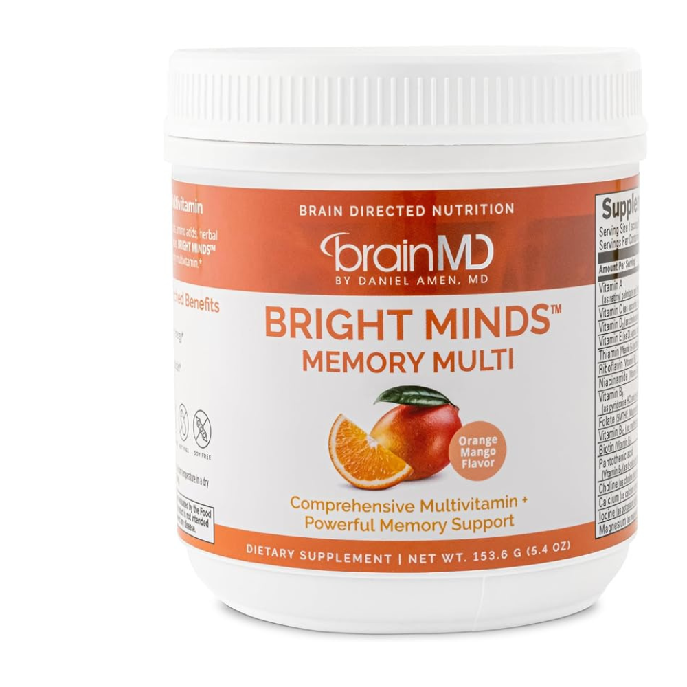 BRIGHT MINDS MEMORY MULTI POWDER ORANGE MANGO