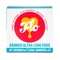 Thumbnail for Bamboo Ultra Long Pads Winged - FLO