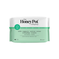 Thumbnail for Organic Cotton Cover Non-Herbal Everyday Liners - Honey Pot Comp.