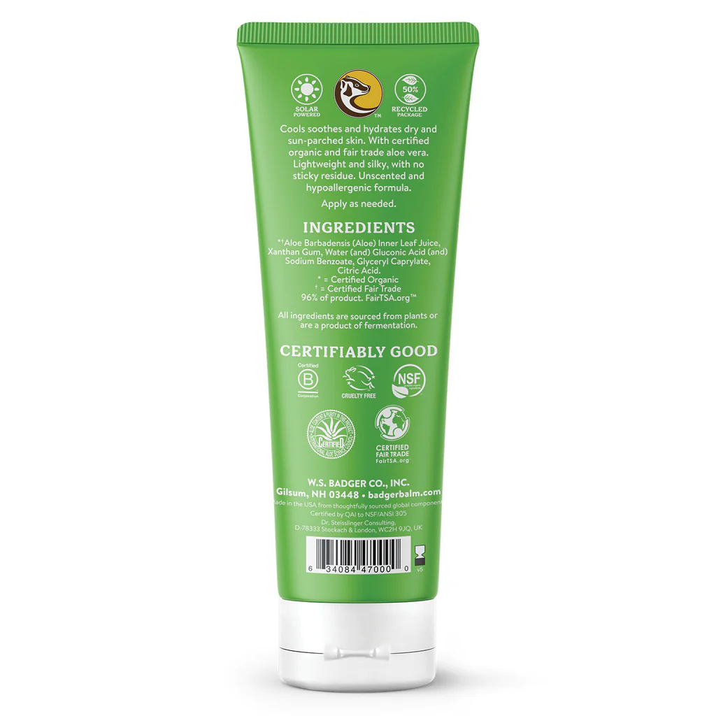 Aloe Vera After Sun Gel - Badger