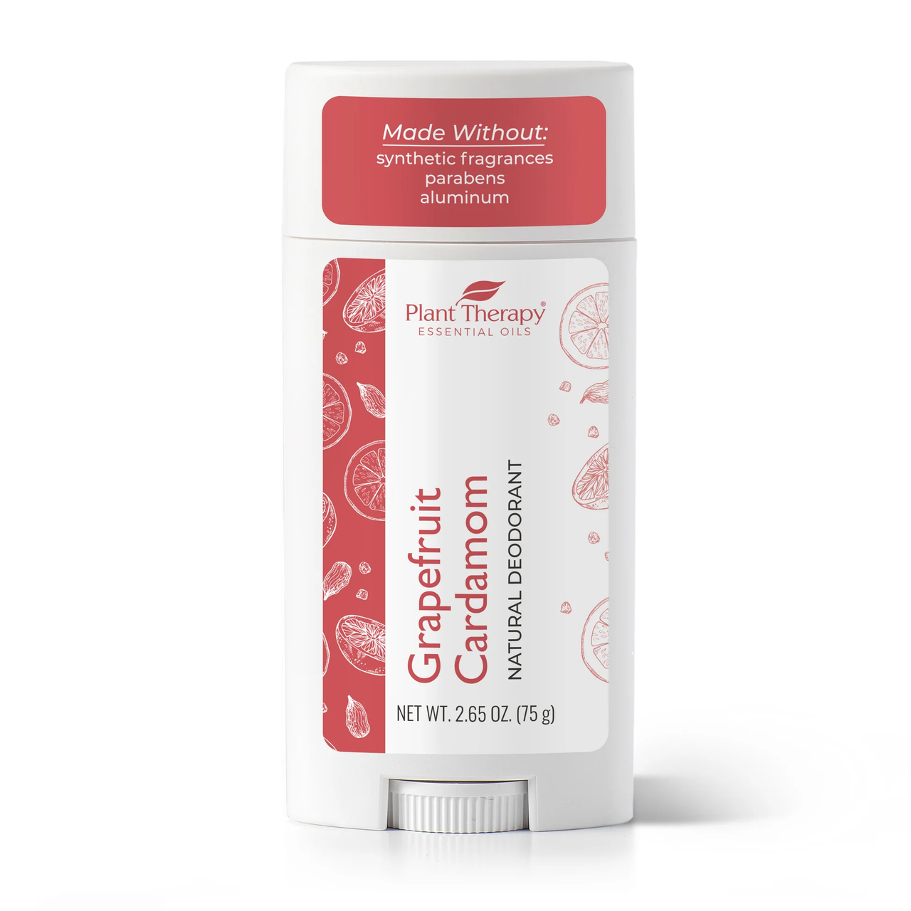 Grapefruit Cardamom Natural Deodorant - Plant Therapy