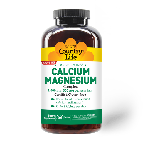 Target-Mins Calcium Magnesium Tablets - Country Life