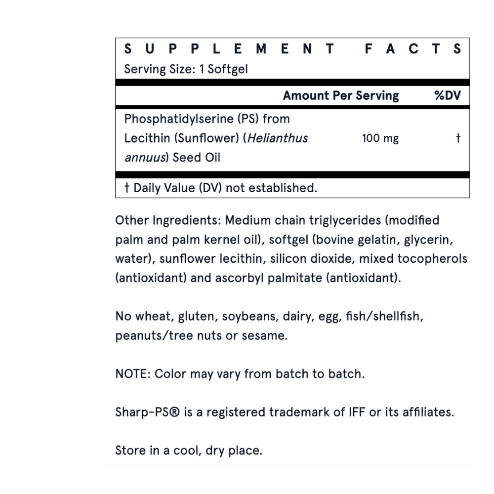PS 100 - 100mg Softgels