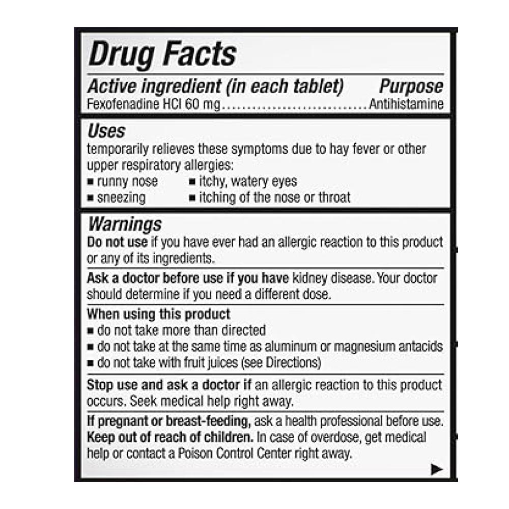Allegra-D Allergy & Congestion 12 Hour Tablets