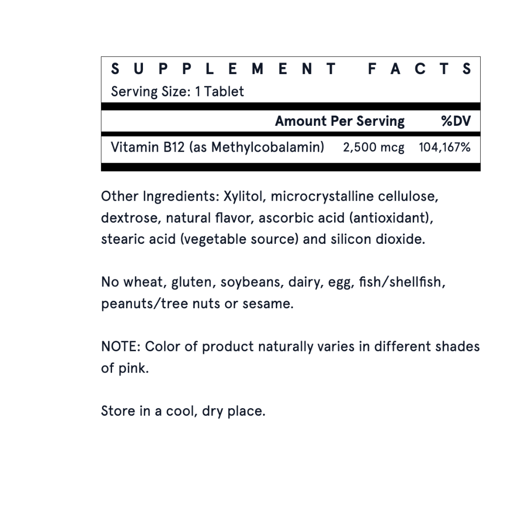 Methyl B-12 Tropical - 2500mcg