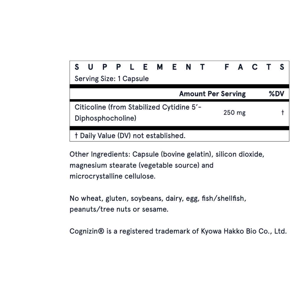 Citicoline (CDP Choline)