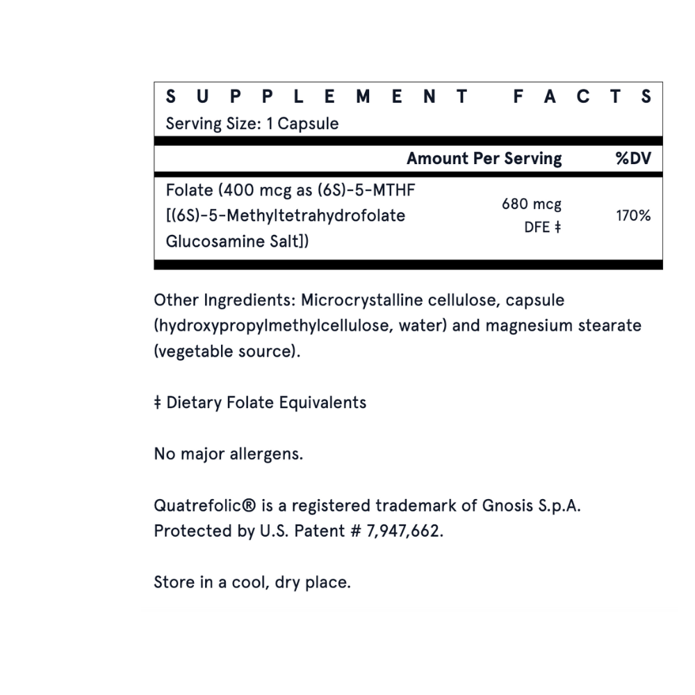 Methyl Folate - 400mcg