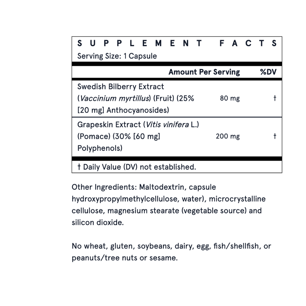Bilberry + Grapeskin Polyphenols