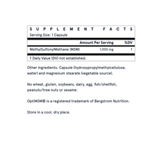 Thumbnail for MSM - 1000mg Veggie Capsules