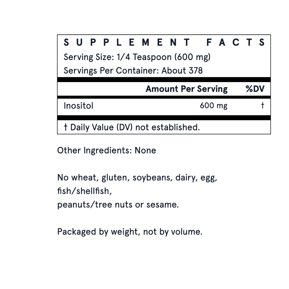 Inositol - 600mg Powder