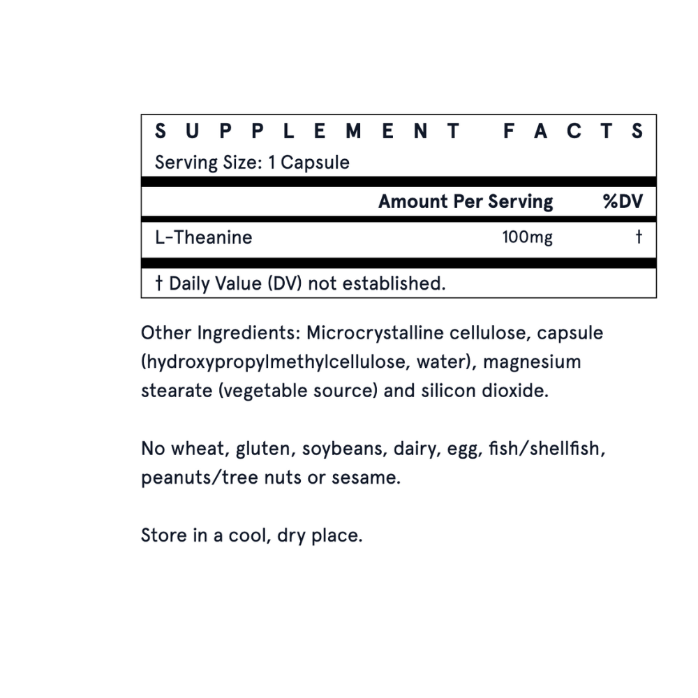 Theanine 100 - 100mg