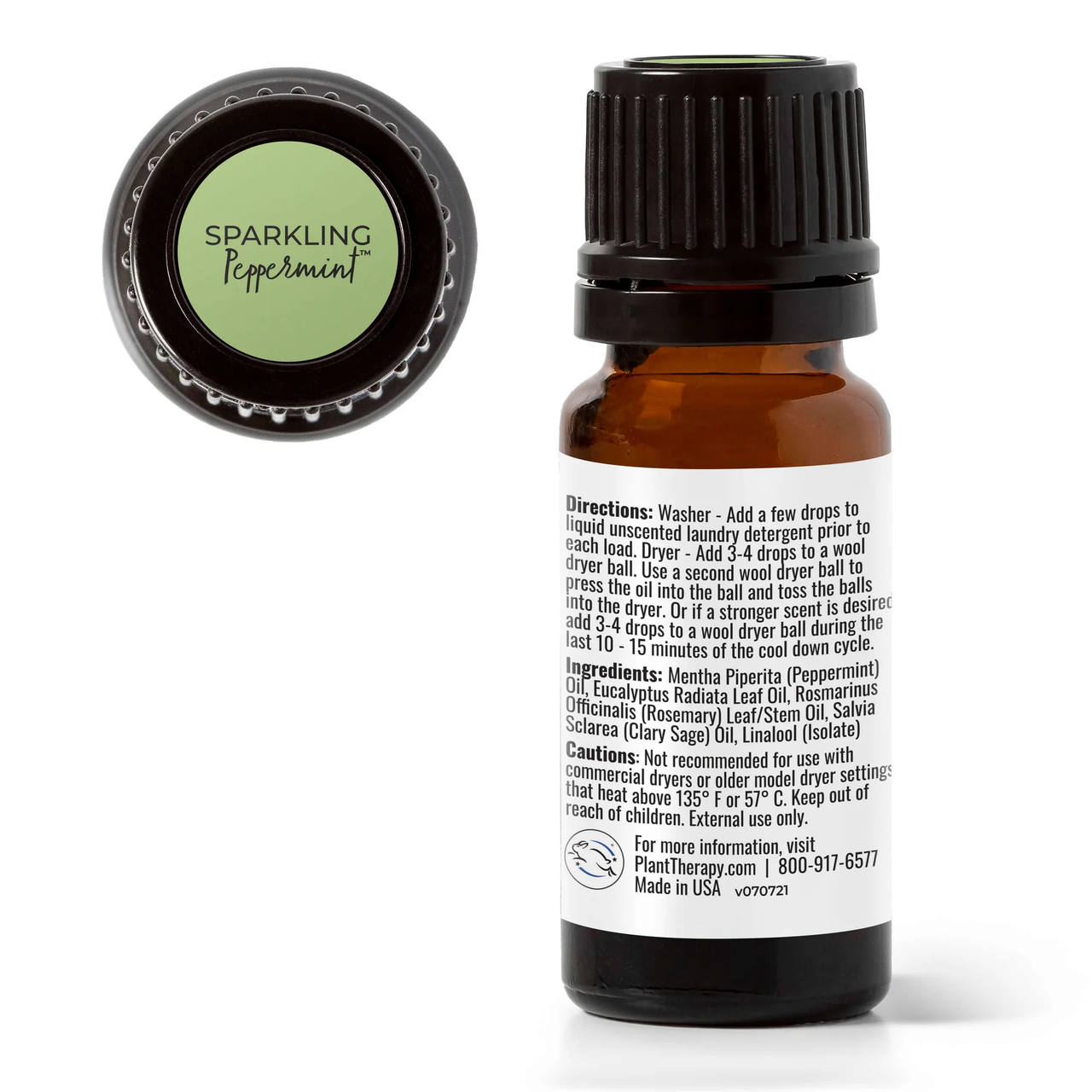 Sparkling Peppermint Laundry Essential Oil Blend - Plant Therapy