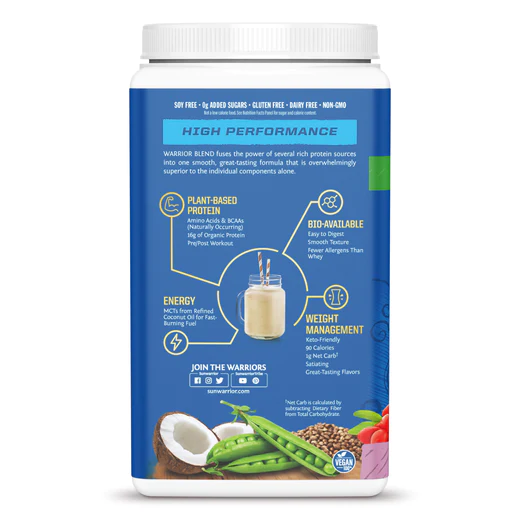 Warrior Blend Organic Protein Berry - Sun Warrior