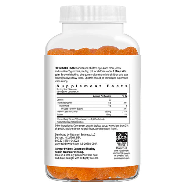 High Potency Vitamin C Gummies - Rainbow Light