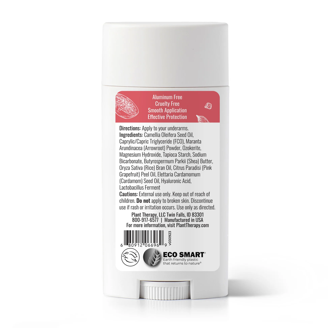 Grapefruit Cardamom Natural Deodorant - Plant Therapy