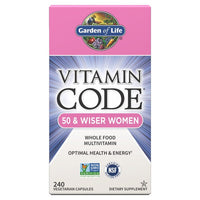 Thumbnail for Vitamin Code 50 and Wiser Women - Garden of Life