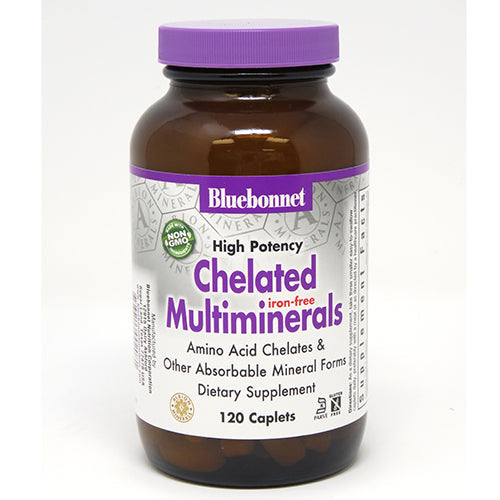 High Potency Chelated Multi Minerals (Iron-Free) - Bluebonnet