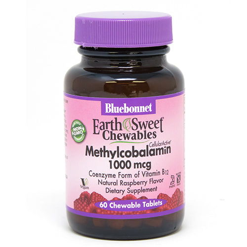 EarthSweet Chewables Cellular Active Methylcobalamin 1000 Mcg - Bluebonnet