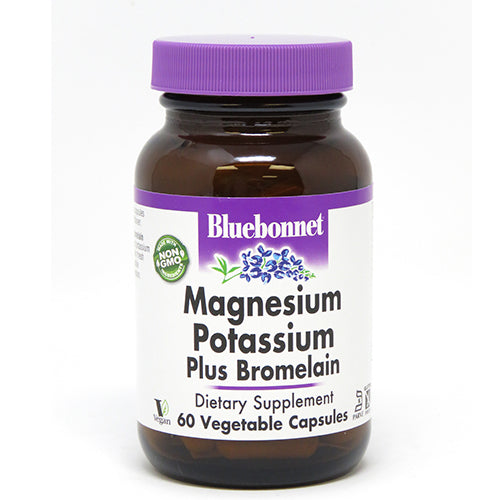 Magnesium Potassium Plus Bromelain - Bluebonnet