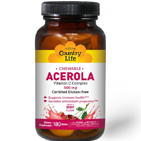 Chewable Acerola 500 mg - Country Life