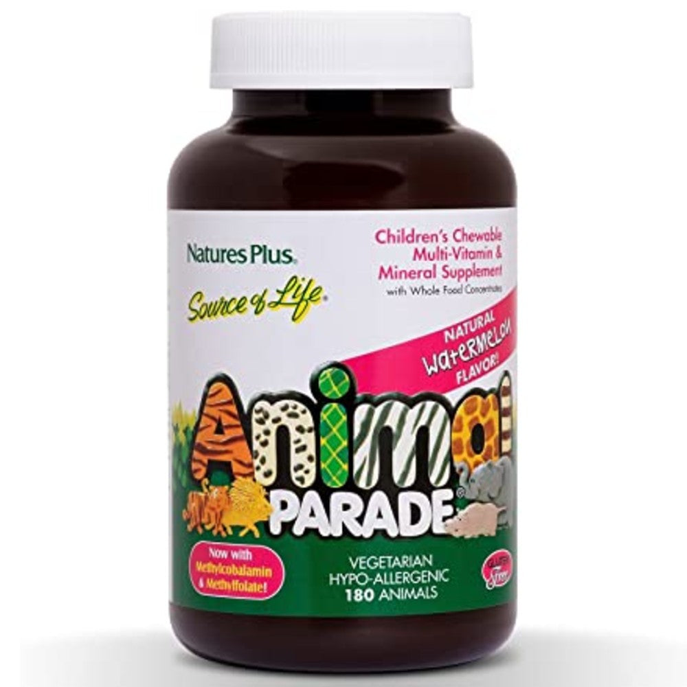 Animal Parade Children's Chewable Multi-Vitamin and Mineral Watermelon - My Village Green