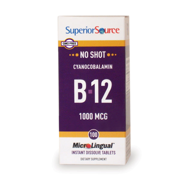 NO SHOT B-12 1,000 mcg (as Cyanocobalamin) - My Village Green