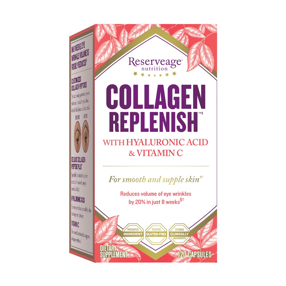 Collagen Replenish Capsules With Hyaluronic Acid & Vitamin C