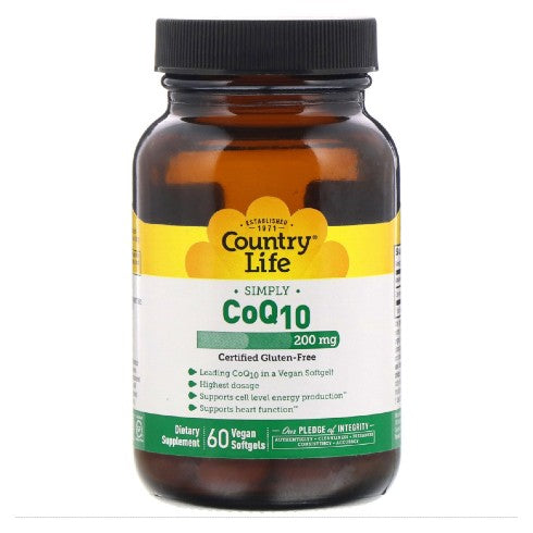 Simply CoQ10, 200 mg - Country Life