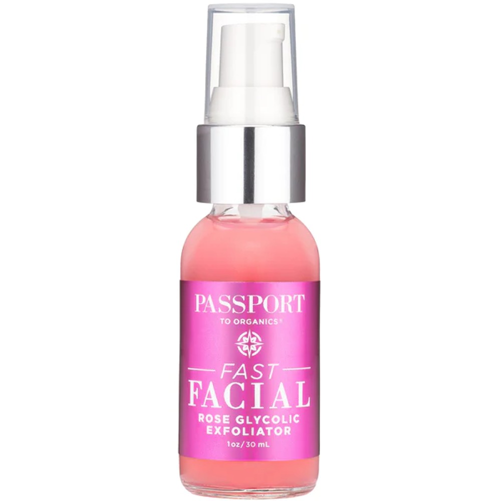Fast Facial Rose Glycolic Exfoliator - Emerson Ecologics