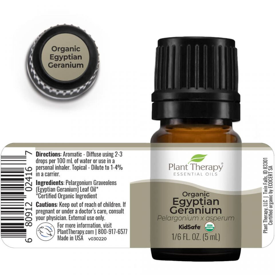 Organic Egyptian Geranium Essential Oil - My Village Green