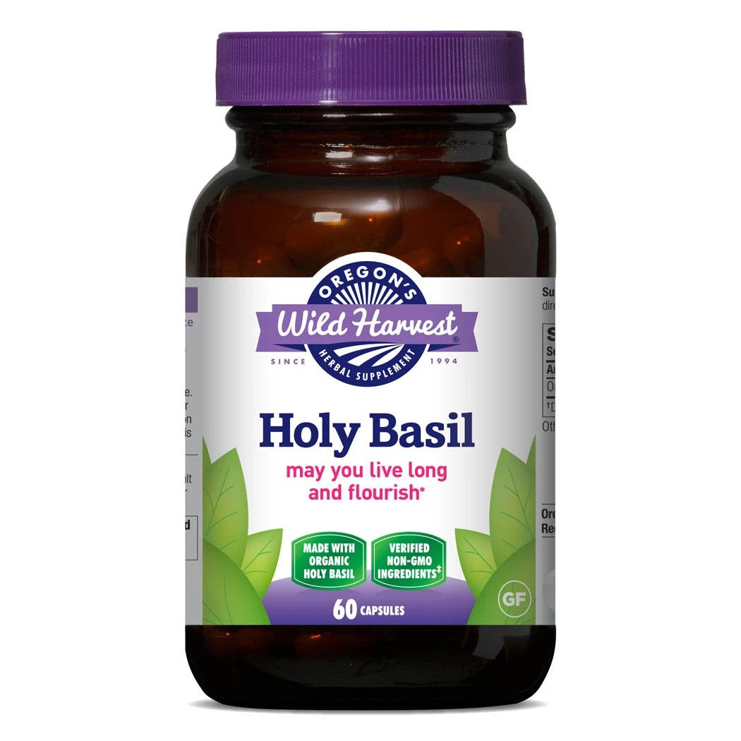 Holy Basil, Organic Capsules - My Village Green