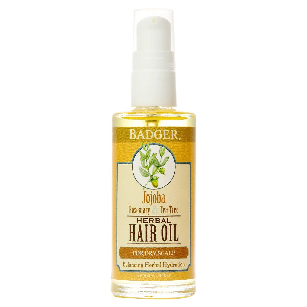 Jojoba Hair Oil for Dry Scalp - Badger