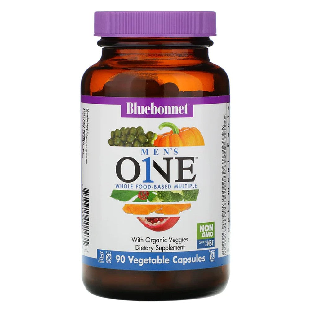 Men's One Whole Food-Based Multiple - Bluebonnet