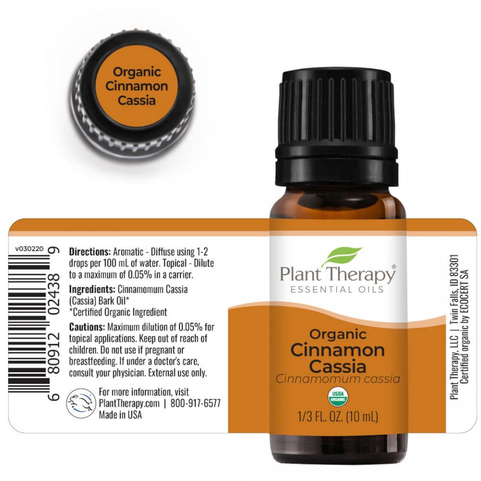 Organic Cinnamon Cassia Essential Oil