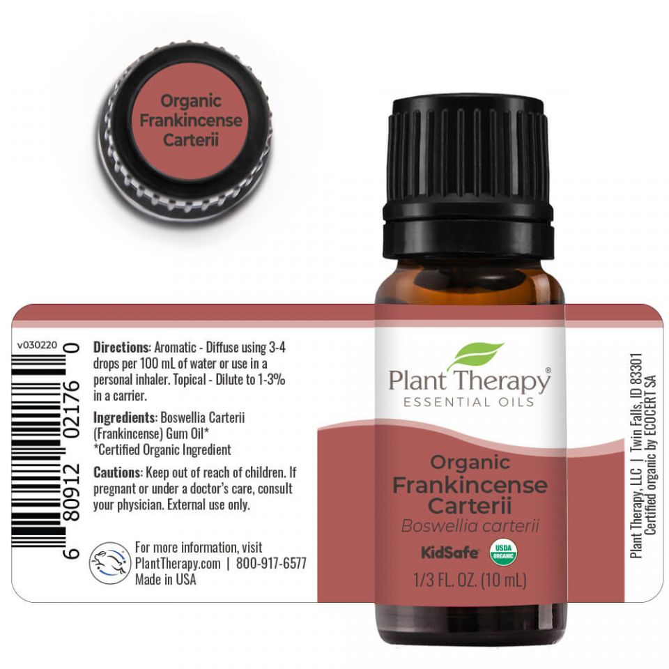 Organic Frankincense Carterii Essential Oil