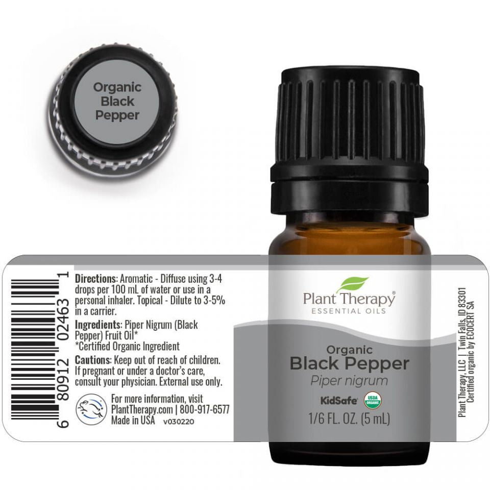 Organic Black Pepper Essential Oil