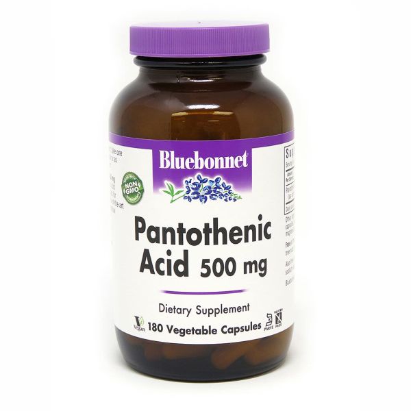 Pantothenic Acid 500 mg - Bluebonnet