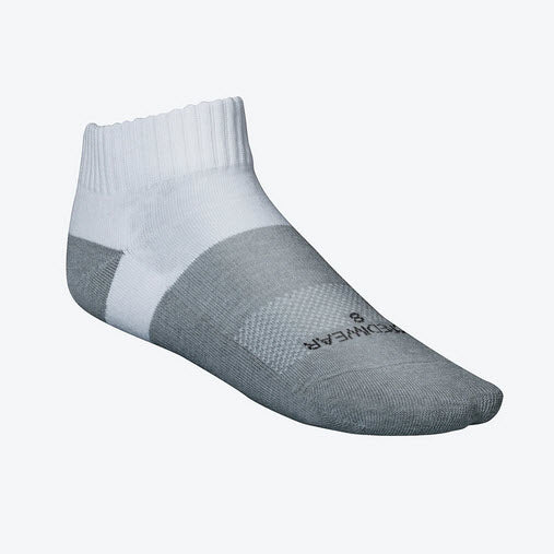 Quarter Active Socks (White) Md - My Village Green