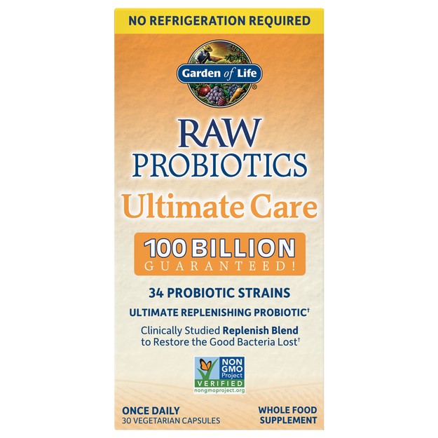 Raw Probiotics Ultimate Care Shelf-Stable - Garden of Life