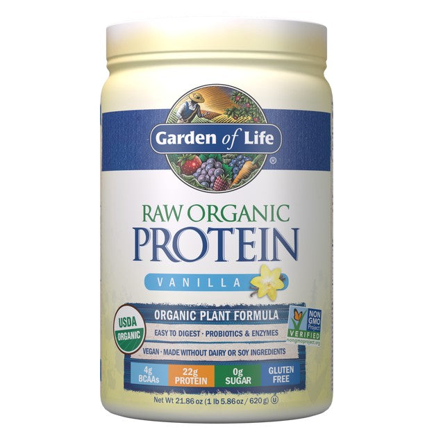 Raw Organic Protein Powder Vanilla - Garden of Life