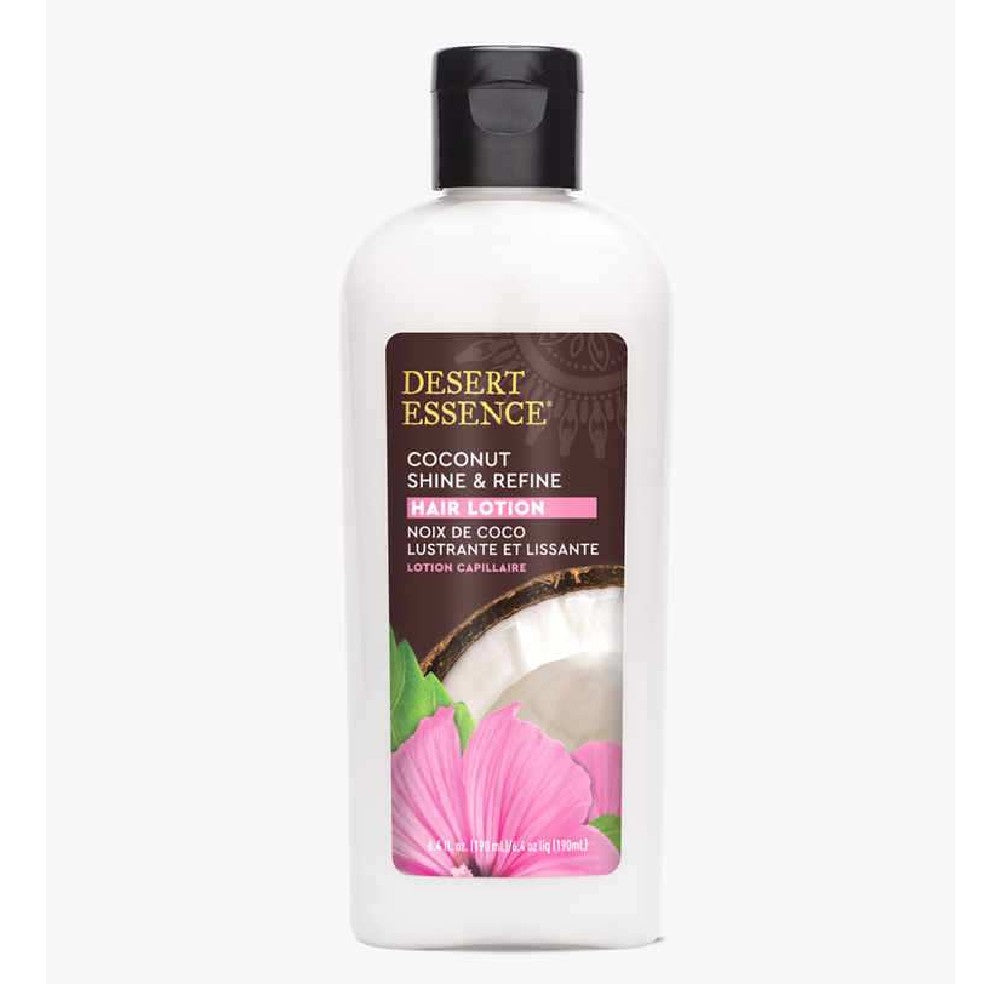Coconut Shine & Refine Hair Lotion - Dessert Essence