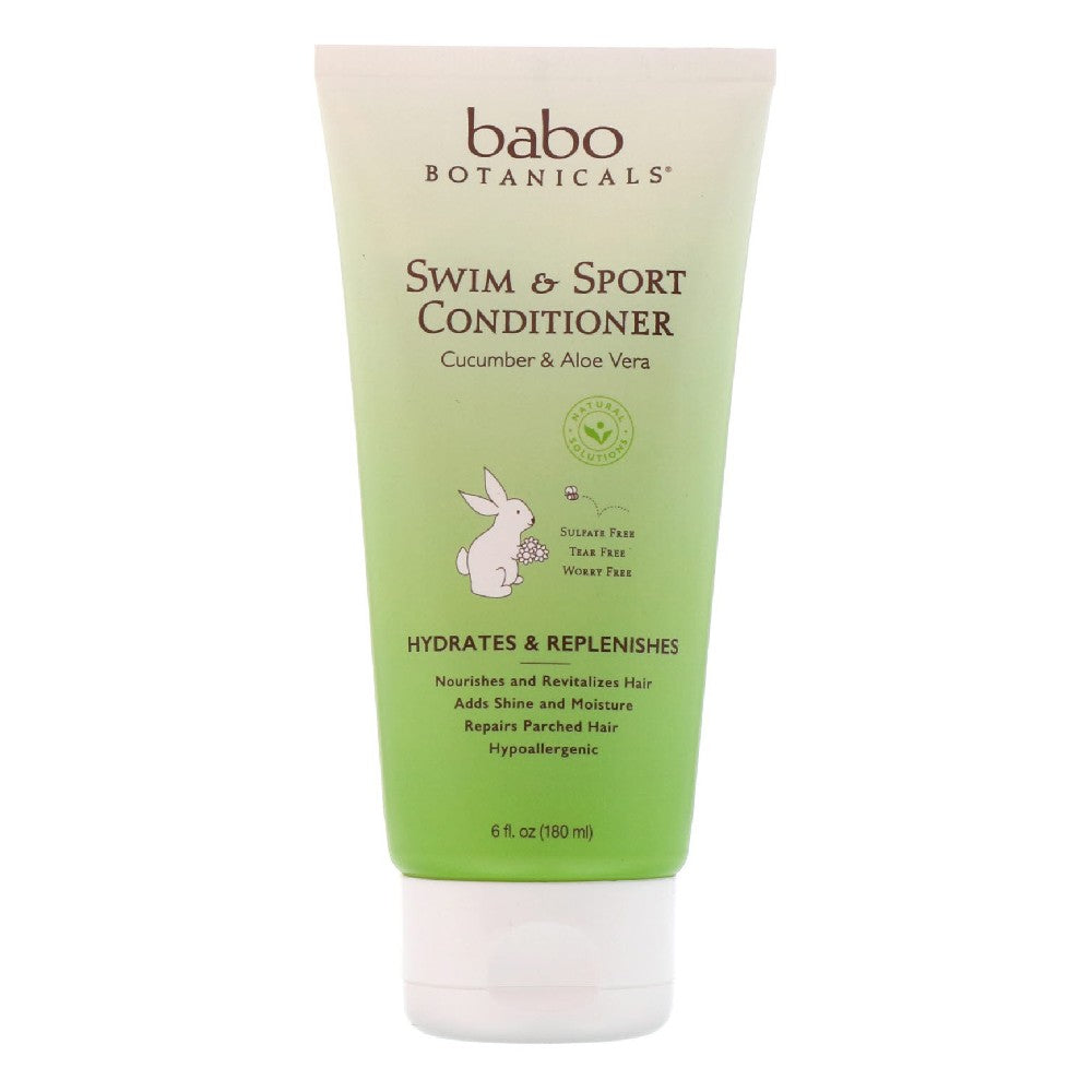 Swim & Sport Conditioner, Cucumber & Aloe Vera -  Babo Botanicals