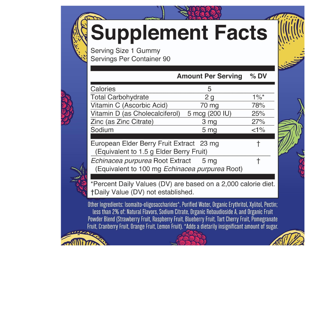 Sugar Free Immunity Gummies