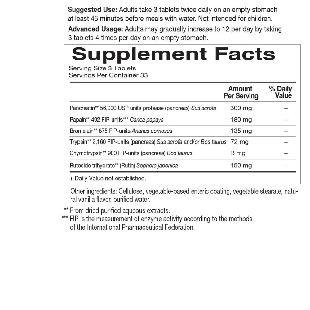 Wobenzym N Tablets