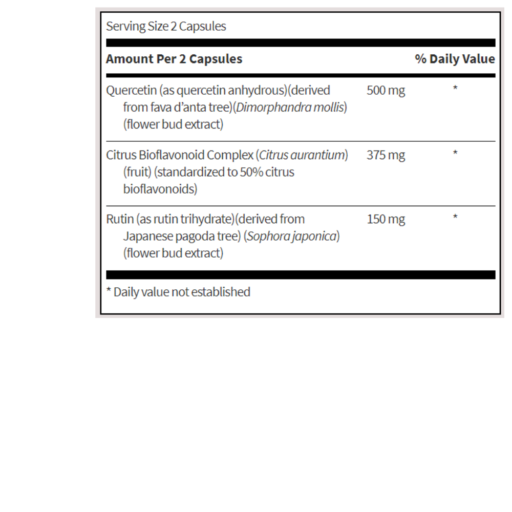 Bioflavonoid Complex (W/Quercetin)