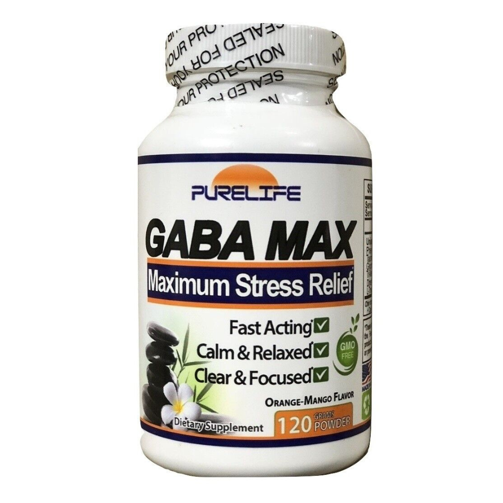 GABA MAX for Stress Anxiety Relief Relaxation Mood Focus