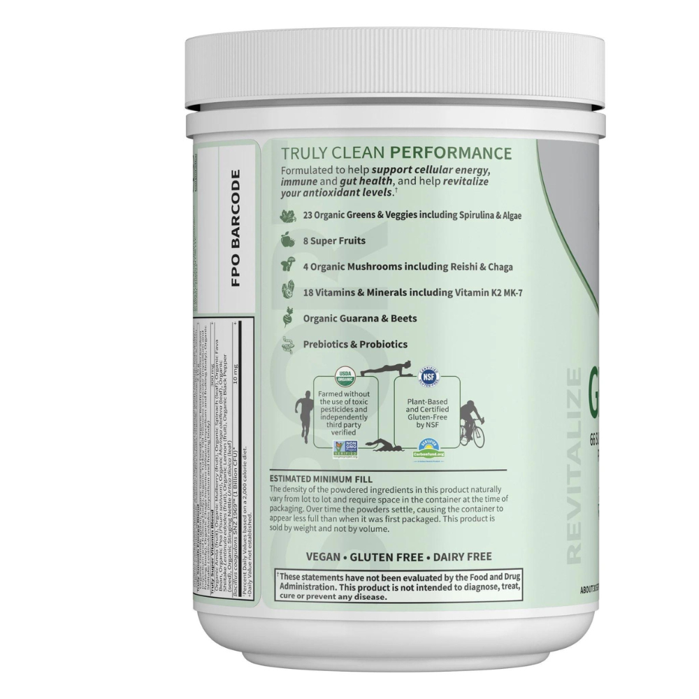 Sport Organic Greens Powder - Apple Berry