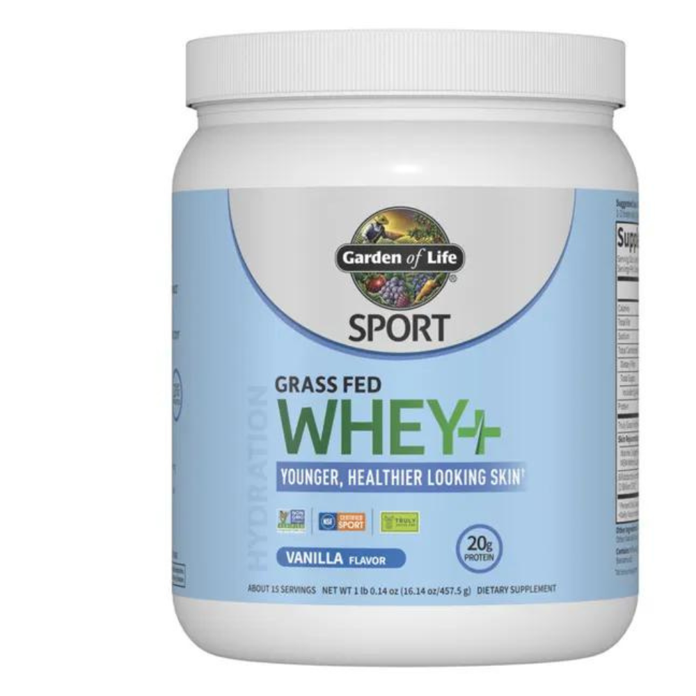 Sport Grass Fed Whey+ Skin Protein Powder - Vanilla