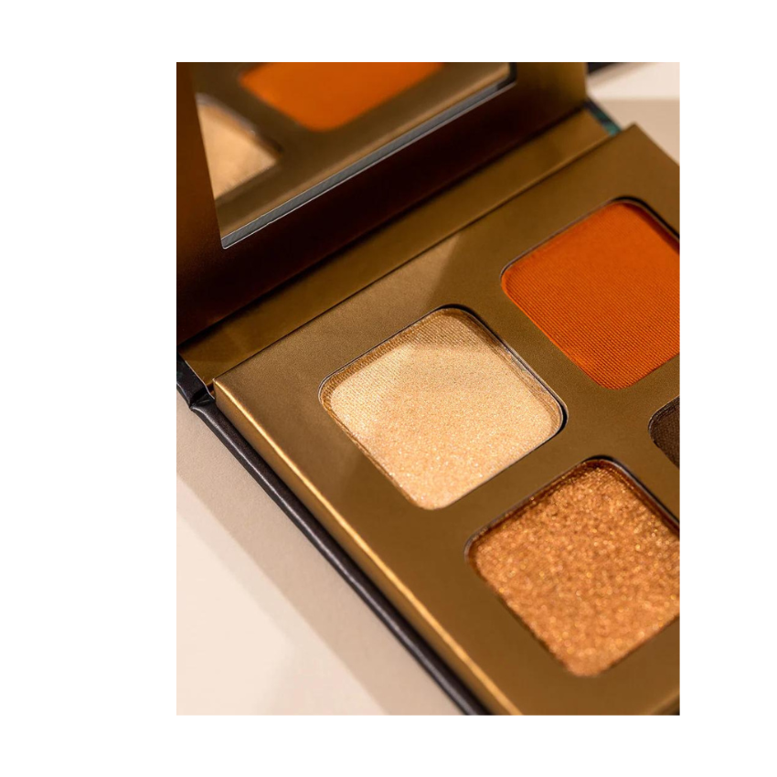 INIKA Organic Quad Eyeshadow Palette (Sunset)